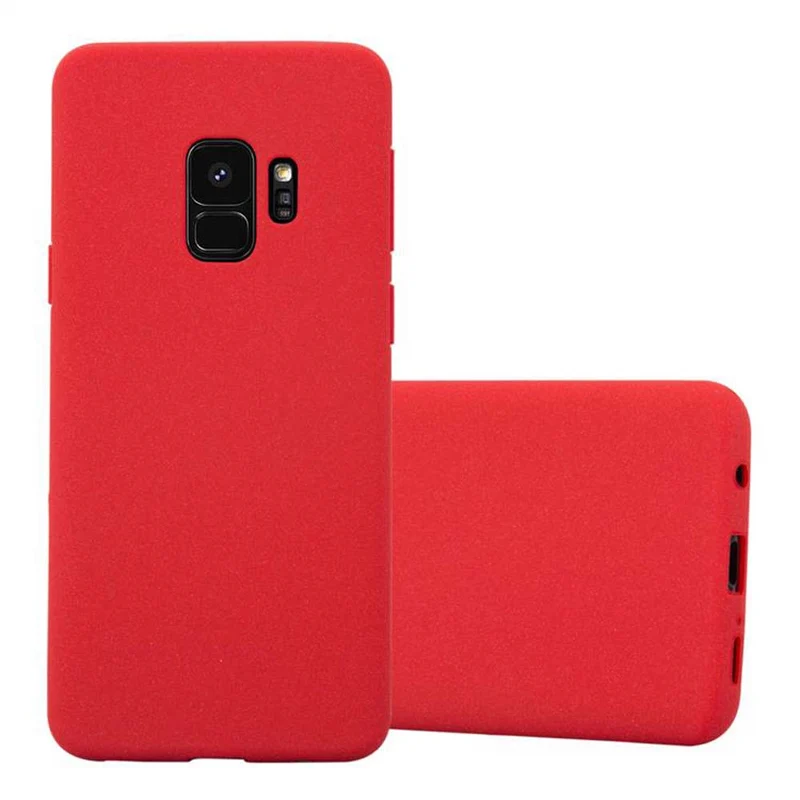 Cadorabo Hülle kompatibel mit Samsung Galaxy S9 Schutzhülle aus flexiblem TPU Silikon