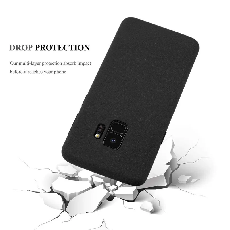 Cadorabo Hülle kompatibel mit Samsung Galaxy S9 Schutzhülle aus flexiblem TPU Silikon