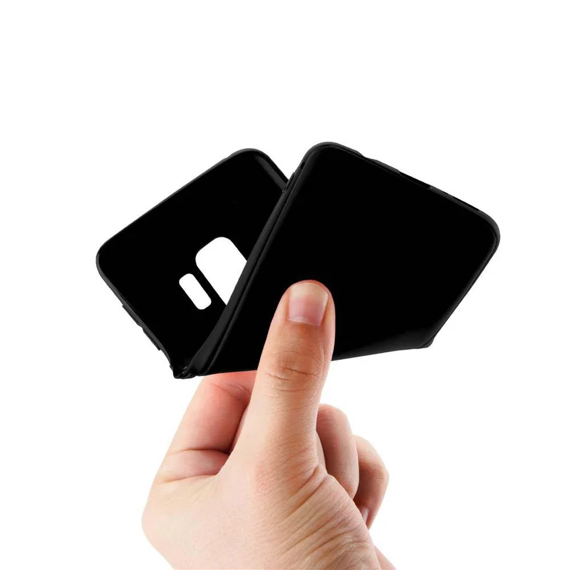 Cadorabo Hülle kompatibel mit Samsung Galaxy S9 Schutzhülle aus flexiblem TPU Silikon