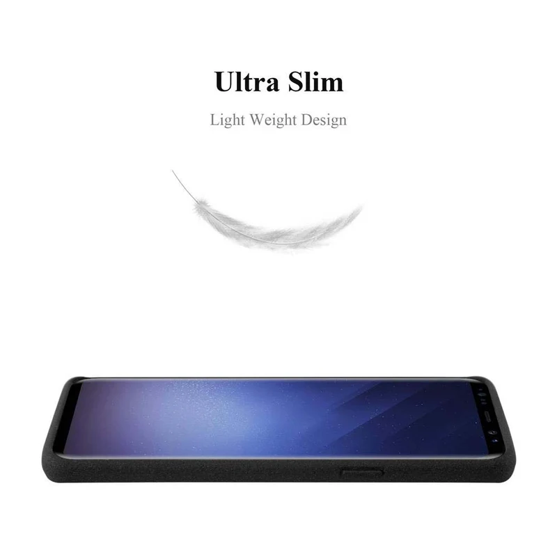 Cadorabo Hülle kompatibel mit Samsung Galaxy S9 Schutzhülle aus flexiblem TPU Silikon