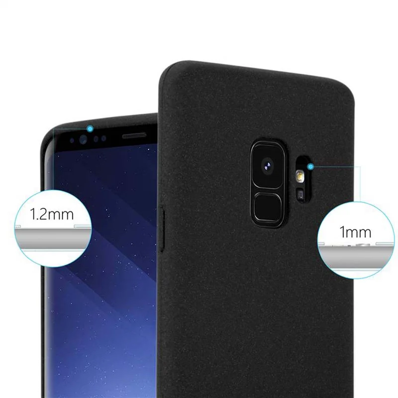 Cadorabo Hülle kompatibel mit Samsung Galaxy S9 Schutzhülle aus flexiblem TPU Silikon