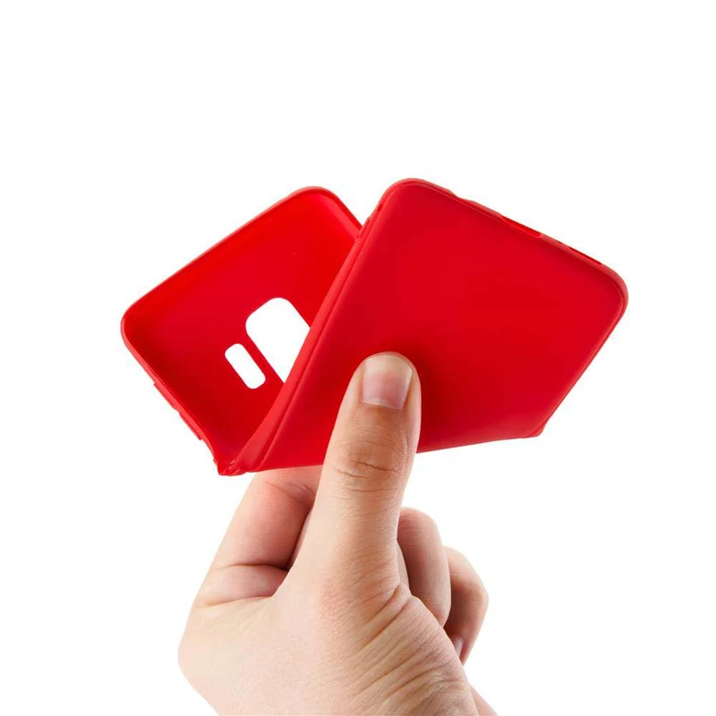 Cadorabo Hülle kompatibel mit Samsung Galaxy S9 Schutzhülle aus flexiblem TPU Silikon
