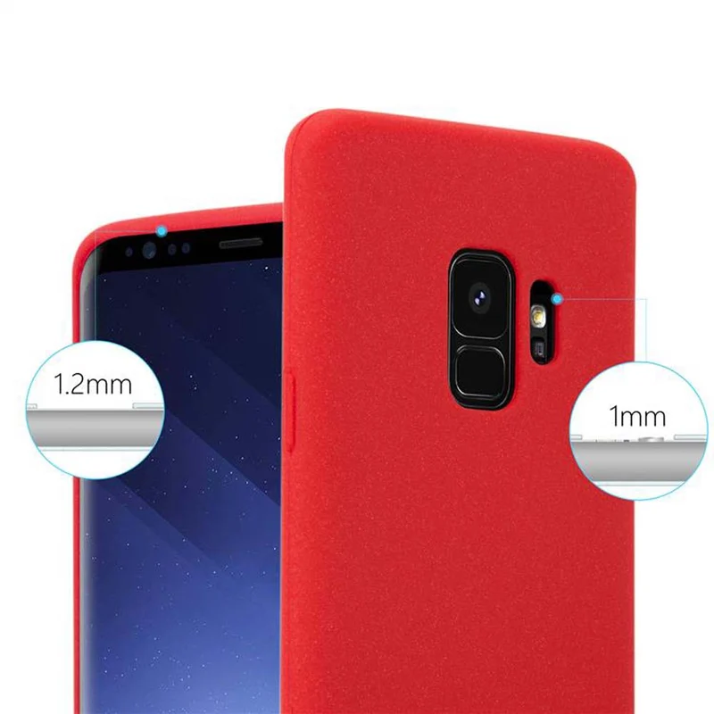 Cadorabo Hülle kompatibel mit Samsung Galaxy S9 Schutzhülle aus flexiblem TPU Silikon