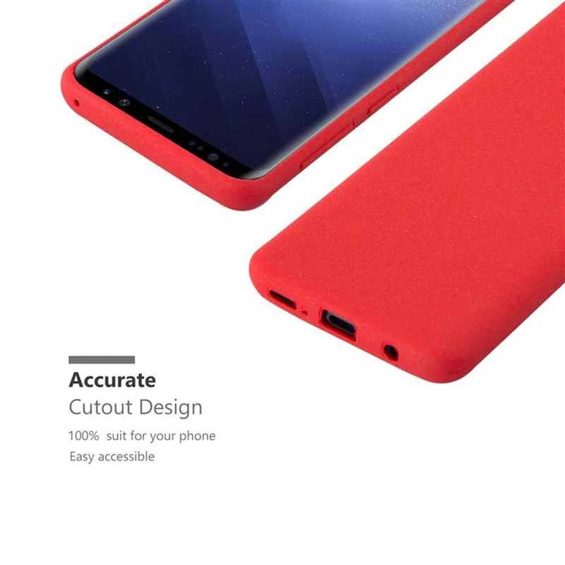 Cadorabo Hülle kompatibel mit Samsung Galaxy S9 Schutzhülle aus flexiblem TPU Silikon