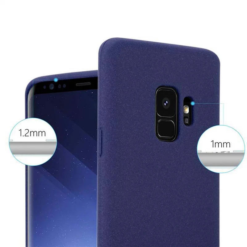 Cadorabo Hülle kompatibel mit Samsung Galaxy S9 Schutzhülle aus flexiblem TPU Silikon