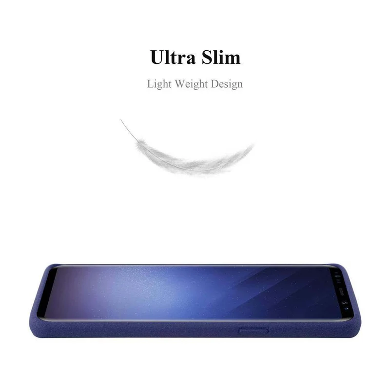 Cadorabo Hülle kompatibel mit Samsung Galaxy S9 Schutzhülle aus flexiblem TPU Silikon