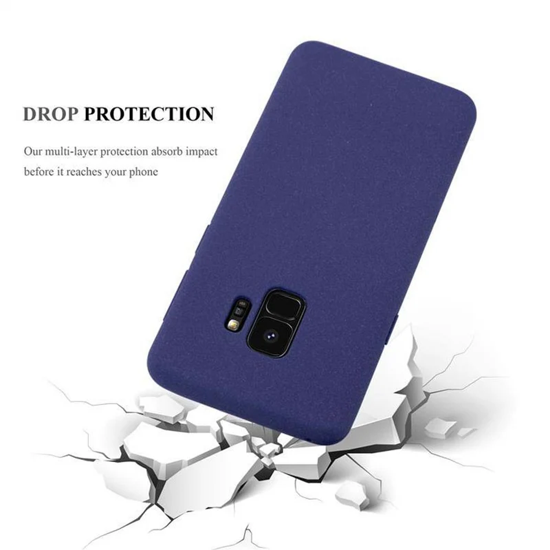 Cadorabo Hülle kompatibel mit Samsung Galaxy S9 Schutzhülle aus flexiblem TPU Silikon