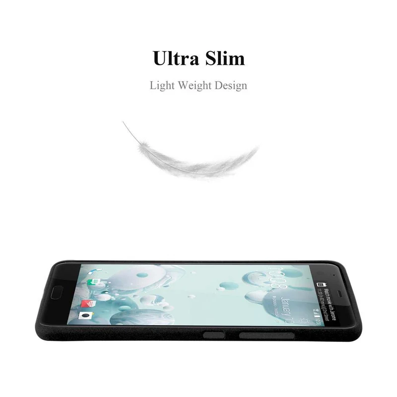 Cadorabo Hülle kompatibel mit HTC U ULTRA Schutzhülle aus flexiblem TPU Silikon