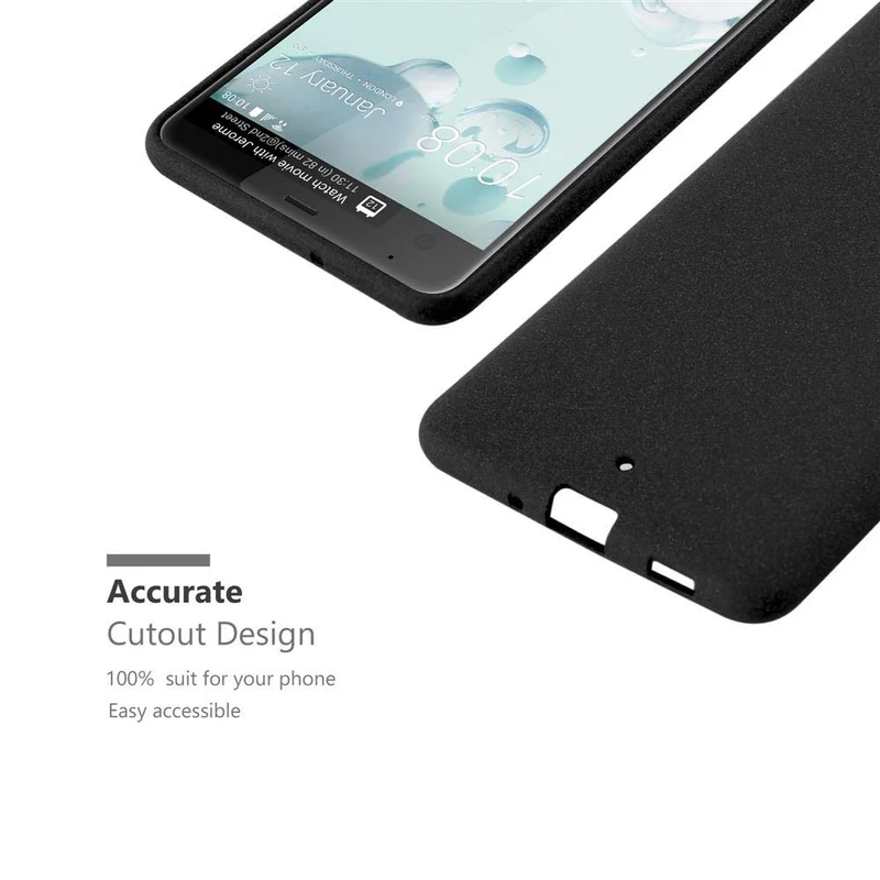 Cadorabo Hülle kompatibel mit HTC U ULTRA Schutzhülle aus flexiblem TPU Silikon