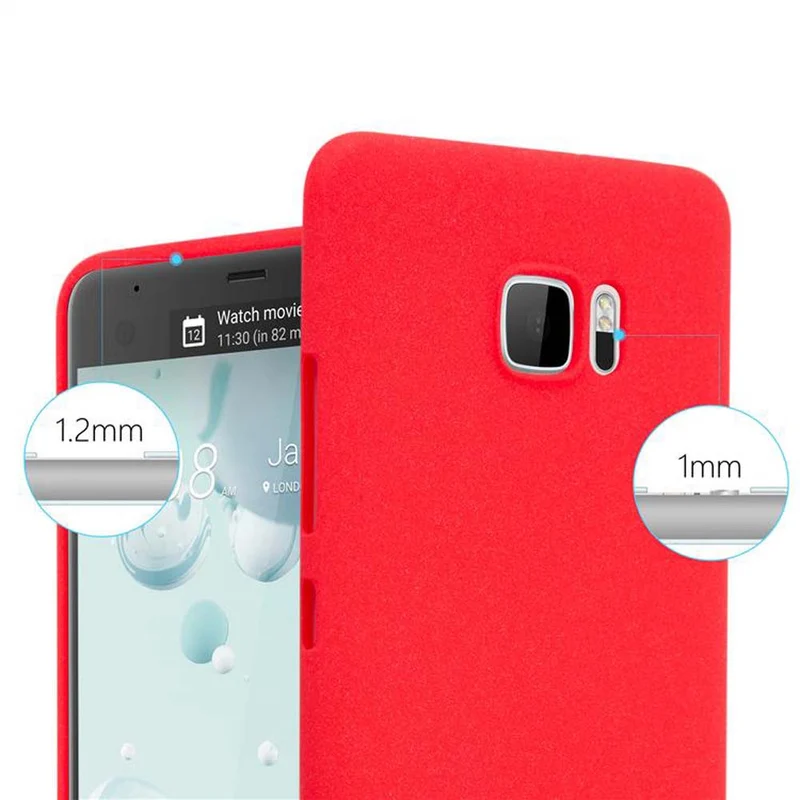 Cadorabo Hülle kompatibel mit HTC U ULTRA Schutzhülle aus flexiblem TPU Silikon