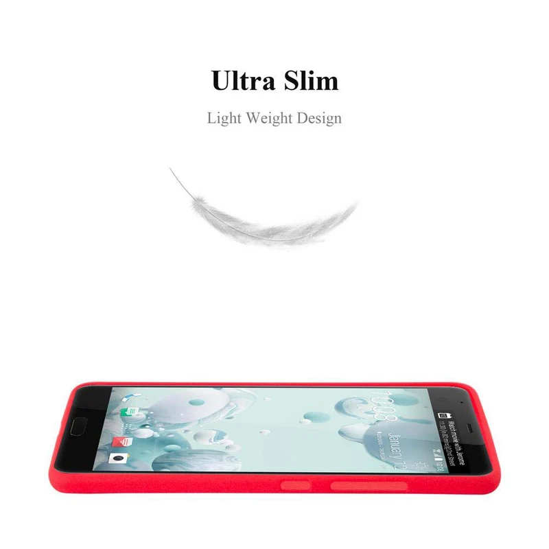 Cadorabo Hülle kompatibel mit HTC U ULTRA Schutzhülle aus flexiblem TPU Silikon