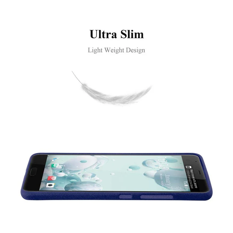 Cadorabo Hülle kompatibel mit HTC U ULTRA Schutzhülle aus flexiblem TPU Silikon