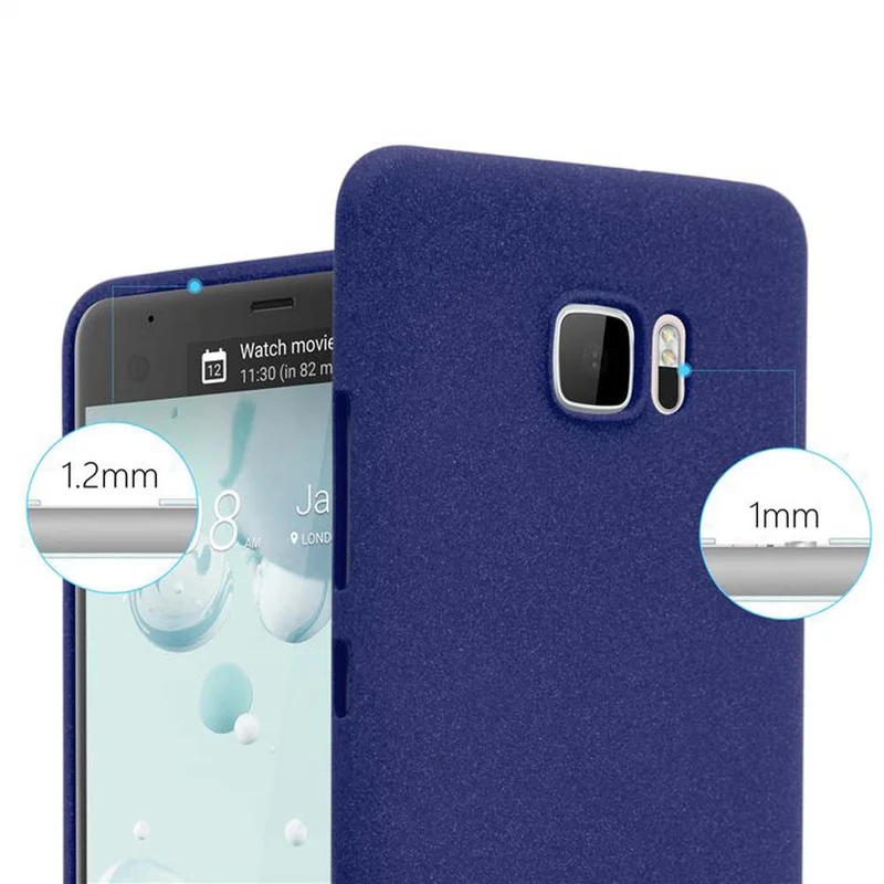Cadorabo Hülle kompatibel mit HTC U ULTRA Schutzhülle aus flexiblem TPU Silikon