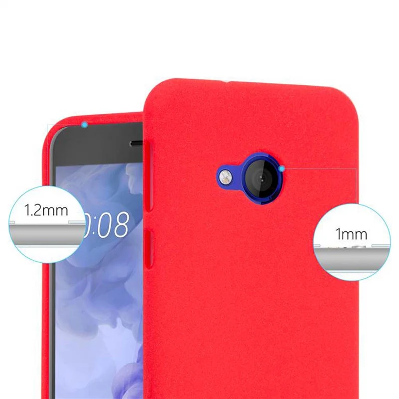Cadorabo Hülle kompatibel mit HTC U PLAY Schutzhülle aus flexiblem TPU Silikon