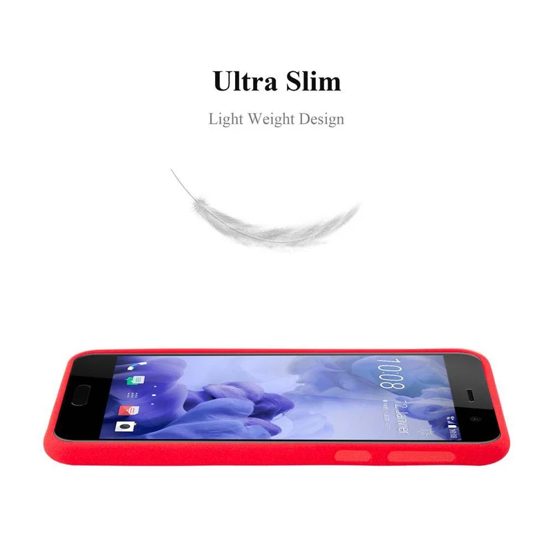 Cadorabo Hülle kompatibel mit HTC U PLAY Schutzhülle aus flexiblem TPU Silikon