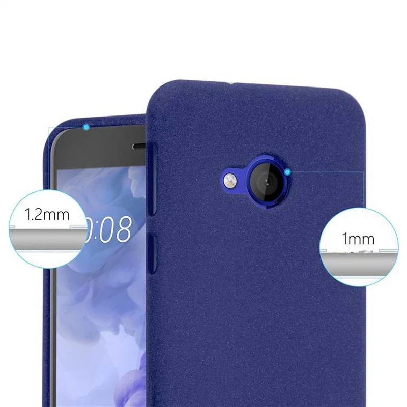 Cadorabo Hülle kompatibel mit HTC U PLAY Schutzhülle aus flexiblem TPU Silikon