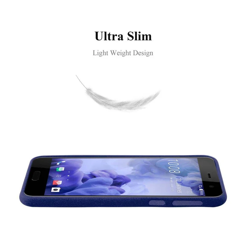 Cadorabo Hülle kompatibel mit HTC U PLAY Schutzhülle aus flexiblem TPU Silikon