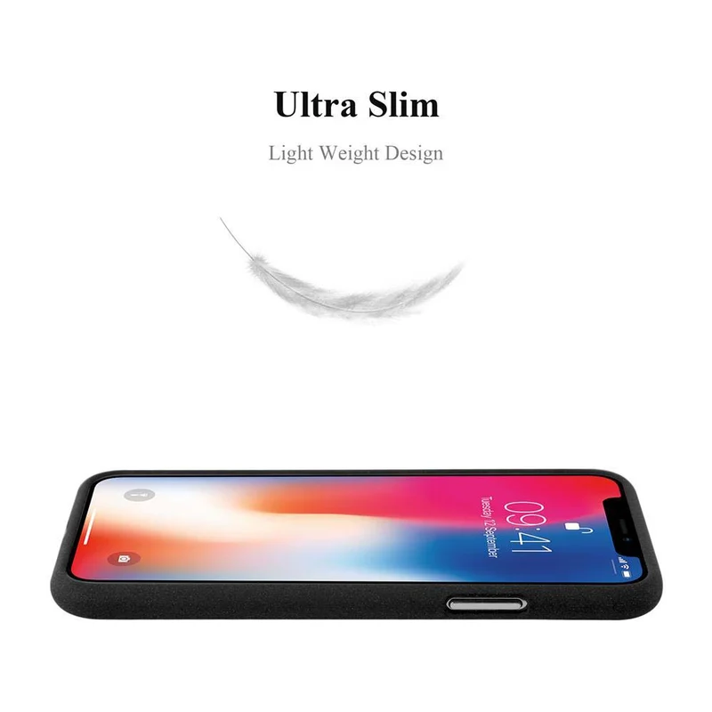 Cadorabo Hülle kompatibel mit Apple iPhone X / XS Schutzhülle aus flexiblem TPU Silikon