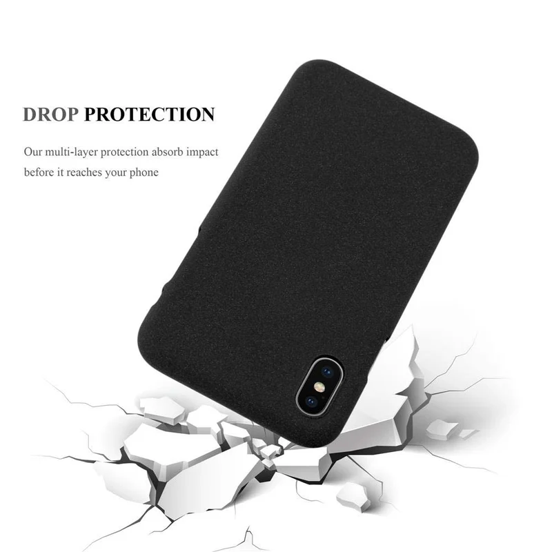 Cadorabo Hülle kompatibel mit Apple iPhone X / XS Schutzhülle aus flexiblem TPU Silikon