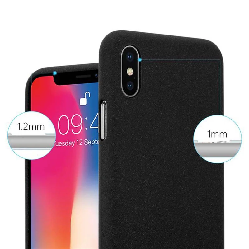 Cadorabo Hülle kompatibel mit Apple iPhone X / XS Schutzhülle aus flexiblem TPU Silikon