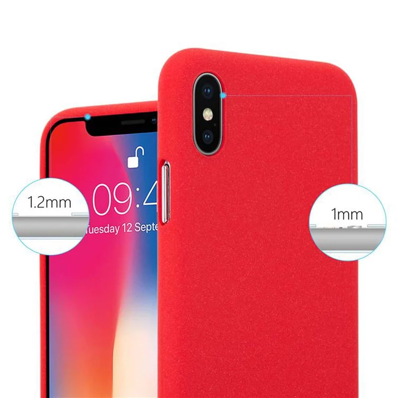 Cadorabo Hülle kompatibel mit Apple iPhone X / XS Schutzhülle aus flexiblem TPU Silikon