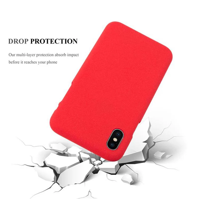 Cadorabo Hülle kompatibel mit Apple iPhone X / XS Schutzhülle aus flexiblem TPU Silikon