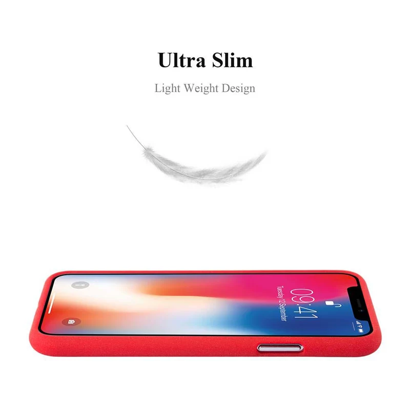 Cadorabo Hülle kompatibel mit Apple iPhone X / XS Schutzhülle aus flexiblem TPU Silikon