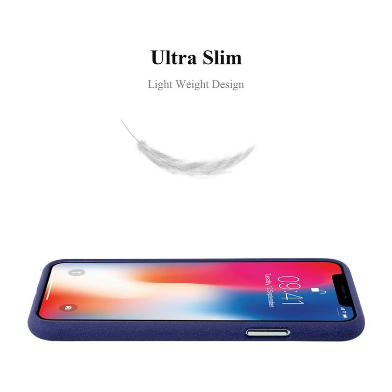 Cadorabo Hülle kompatibel mit Apple iPhone X / XS Schutzhülle aus flexiblem TPU Silikon