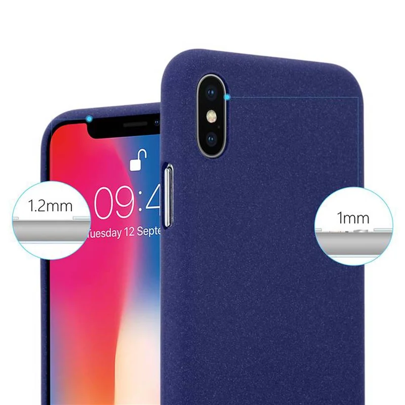 Cadorabo Hülle kompatibel mit Apple iPhone X / XS Schutzhülle aus flexiblem TPU Silikon