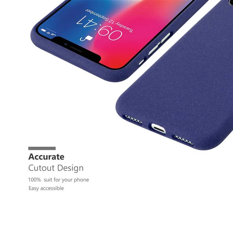 Cadorabo Hülle kompatibel mit Apple iPhone X / XS Schutzhülle aus flexiblem TPU Silikon