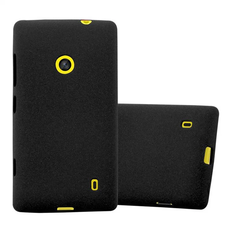 Cadorabo Hülle kompatibel mit Nokia Lumia 520 / 521 Schutzhülle aus flexiblem TPU Silikon