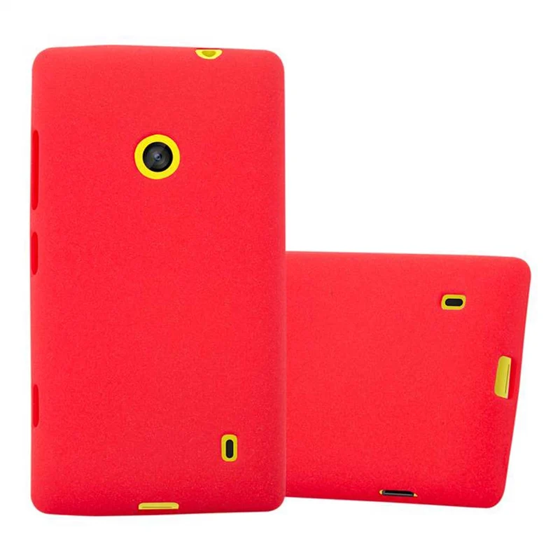 Cadorabo Hülle kompatibel mit Nokia Lumia 520 / 521 Schutzhülle aus flexiblem TPU Silikon