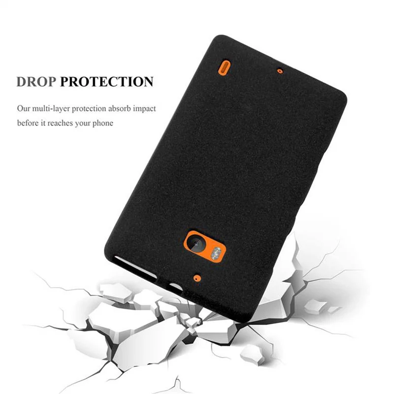 Cadorabo Hülle kompatibel mit Nokia Lumia 929 / 930 Schutzhülle aus flexiblem TPU Silikon