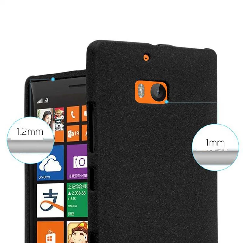 Cadorabo Hülle kompatibel mit Nokia Lumia 929 / 930 Schutzhülle aus flexiblem TPU Silikon