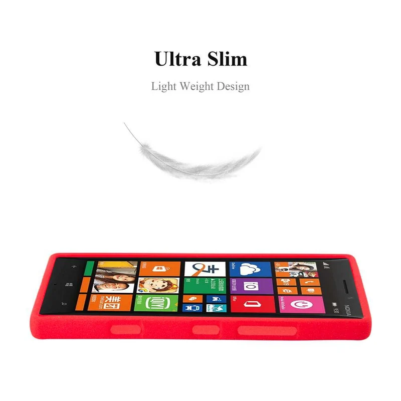 Cadorabo Hülle kompatibel mit Nokia Lumia 929 / 930 Schutzhülle aus flexiblem TPU Silikon