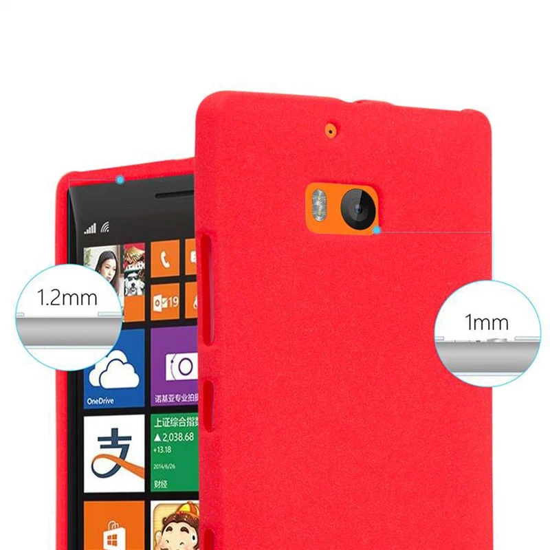 Cadorabo Hülle kompatibel mit Nokia Lumia 929 / 930 Schutzhülle aus flexiblem TPU Silikon
