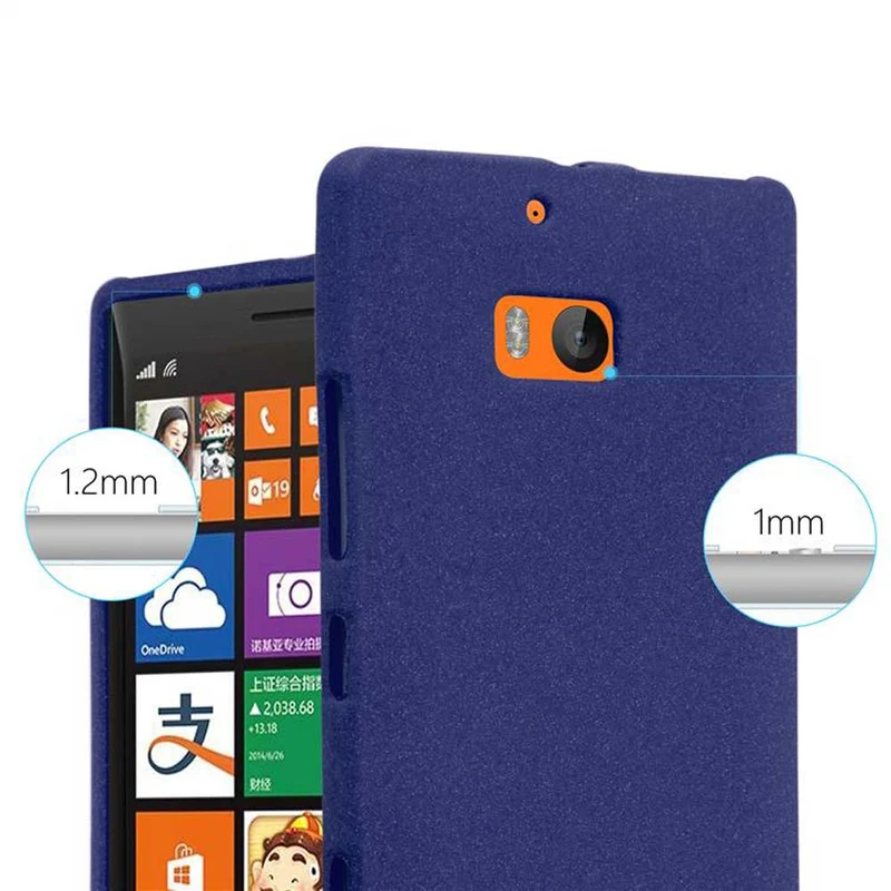 Cadorabo Hülle kompatibel mit Nokia Lumia 929 / 930 Schutzhülle aus flexiblem TPU Silikon