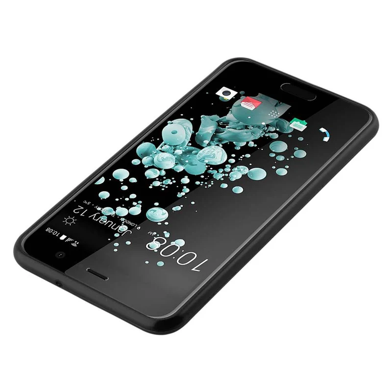 Cadorabo Hülle kompatibel mit HTC U PLAY Schutzhülle aus flexiblem TPU Silikon