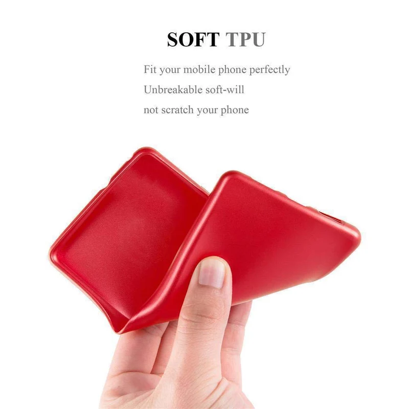 Cadorabo Hülle kompatibel mit HTC U PLAY Schutzhülle aus flexiblem TPU Silikon
