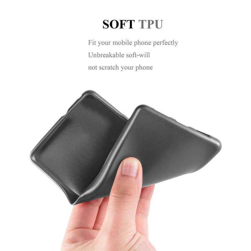 Cadorabo Hülle kompatibel mit HTC U PLAY Schutzhülle aus flexiblem TPU Silikon