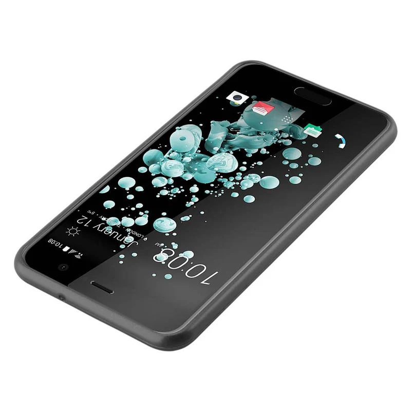Cadorabo Hülle kompatibel mit HTC U PLAY Schutzhülle aus flexiblem TPU Silikon
