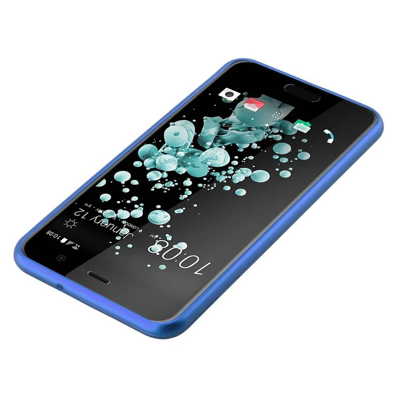 Cadorabo Hülle kompatibel mit HTC U PLAY Schutzhülle aus flexiblem TPU Silikon