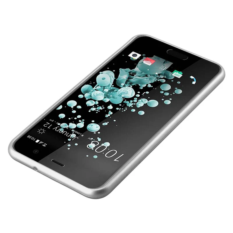 Cadorabo Hülle kompatibel mit HTC U PLAY Schutzhülle aus flexiblem TPU Silikon