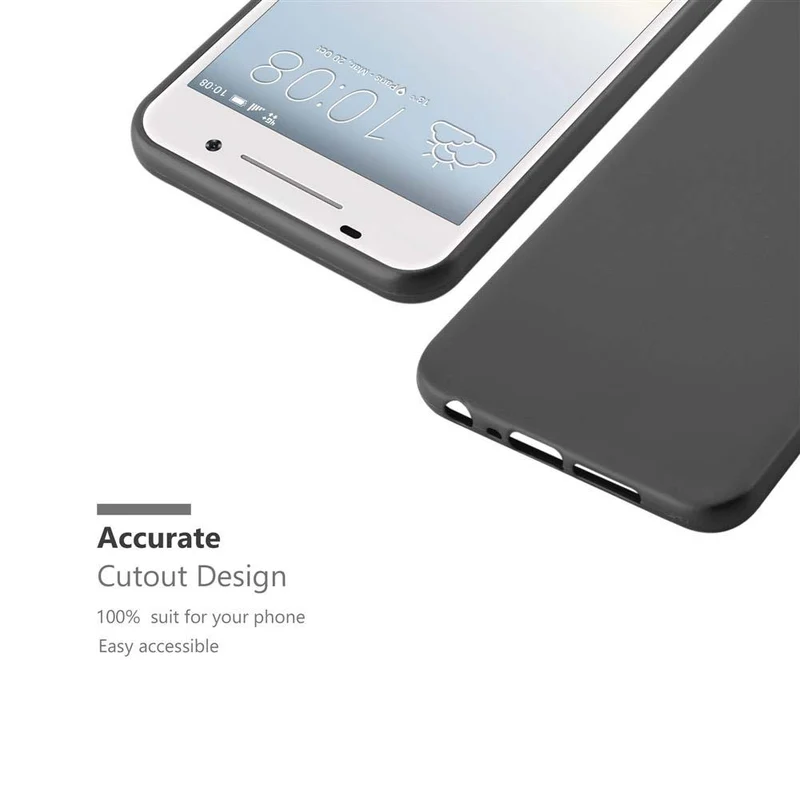 Cadorabo Hülle kompatibel mit HTC ONE A9 Schutzhülle aus flexiblem TPU Silikon