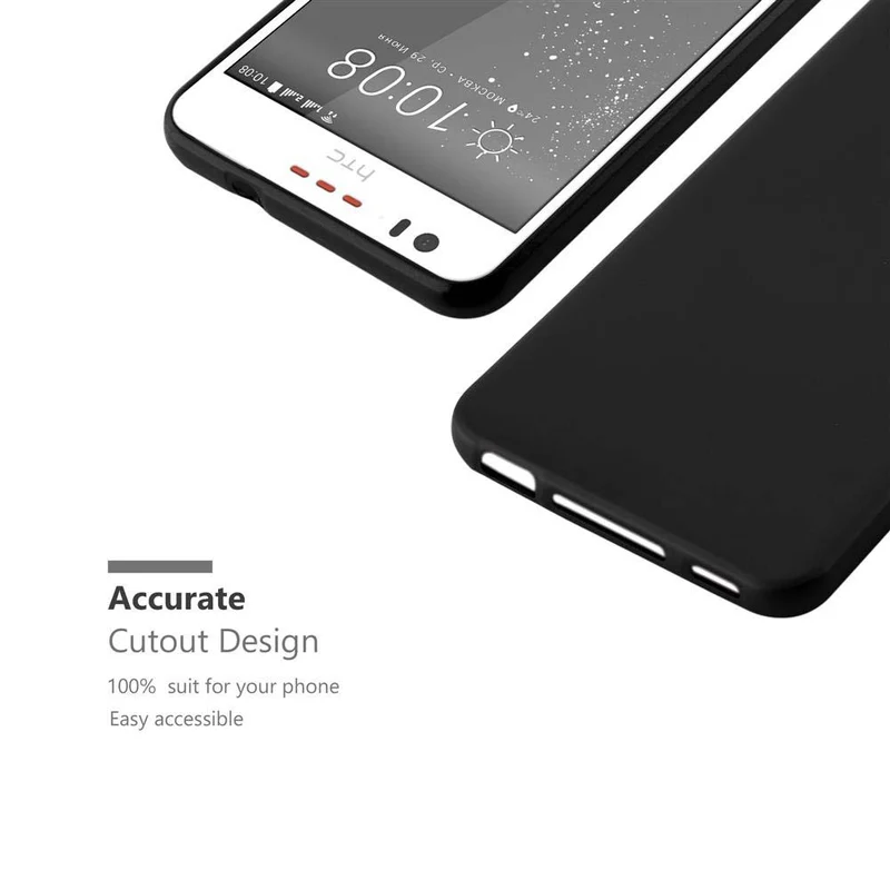 Cadorabo Hülle kompatibel mit HTC Desire 10 LIFESTYLE / Desire 825 Schutzhülle aus flexiblem TPU Silikon