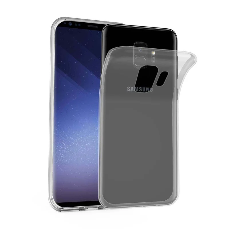 Cadorabo Hülle kompatibel mit Samsung Galaxy S9 Schutzhülle aus flexiblem TPU Silikon