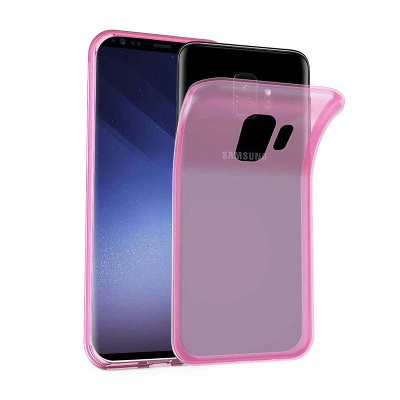 Cadorabo Hülle kompatibel mit Samsung Galaxy S9 Schutzhülle aus flexiblem TPU Silikon
