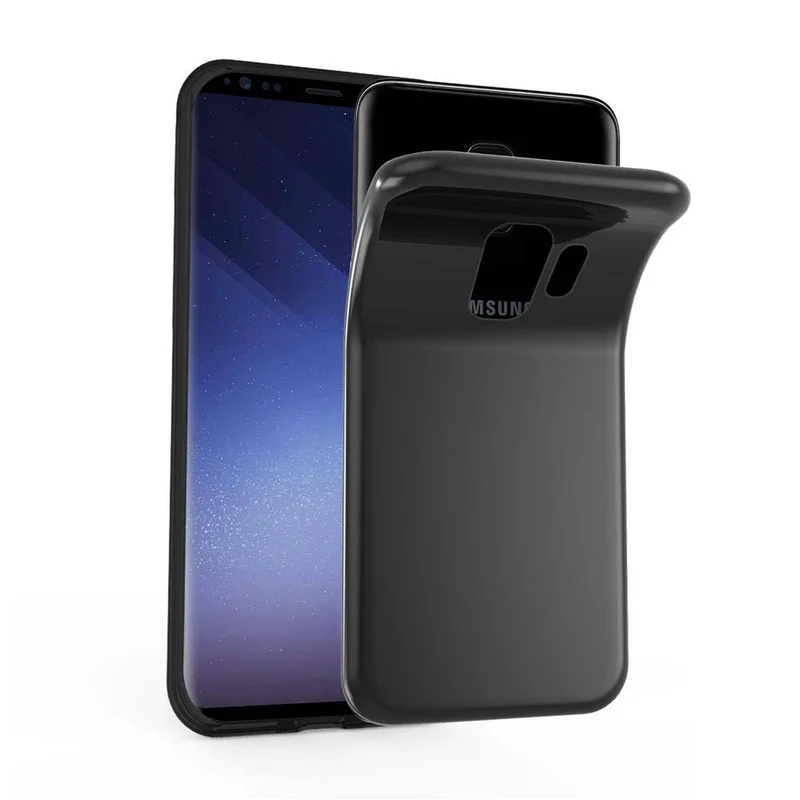 Cadorabo Hülle kompatibel mit Samsung Galaxy S9 Schutzhülle aus flexiblem TPU Silikon
