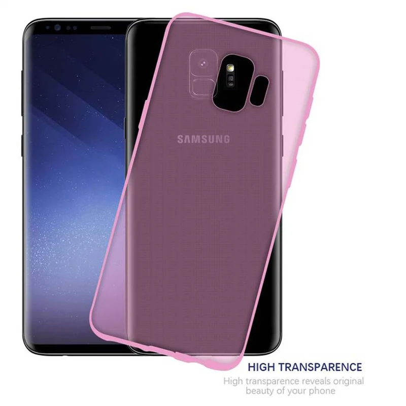 Cadorabo Hülle kompatibel mit Samsung Galaxy S9 Schutzhülle aus flexiblem TPU Silikon