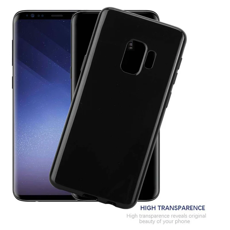Cadorabo Hülle kompatibel mit Samsung Galaxy S9 Schutzhülle aus flexiblem TPU Silikon